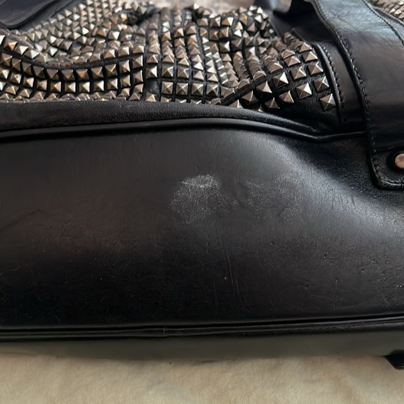 Burberry Prorsum Knight Satchel (lost studs, wear, damage), pre-loved condition! - Picture 7 of 17